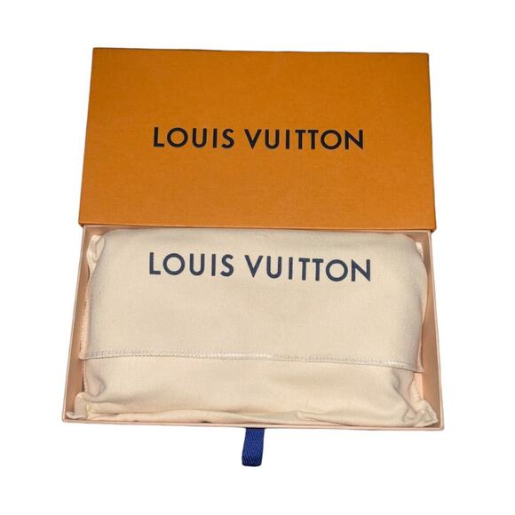 Louis Vuitton Vintage Damier Ebene Navona Pochette Accessories Bag W/Bag & Box - Picture 15 of 15